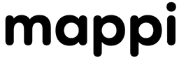 mappi black logo text